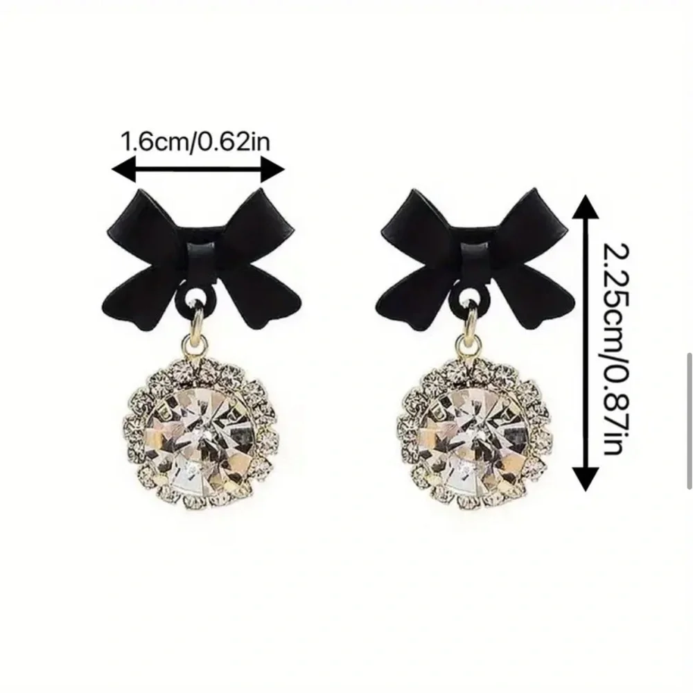 NEW 1 Pair Exquisite Bow Earrings 🎀 - Picture 6 of 6